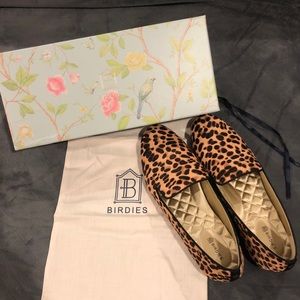 Birdies Starling Loafers in Cheetah Calf Hair